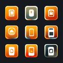Mobile phone network icon