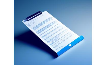 Mobile phone contract document image